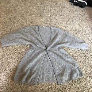 Vince button short sleeved cardigan